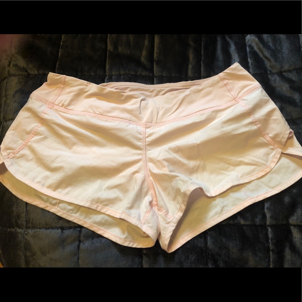 Lululemon speed short pink/silver